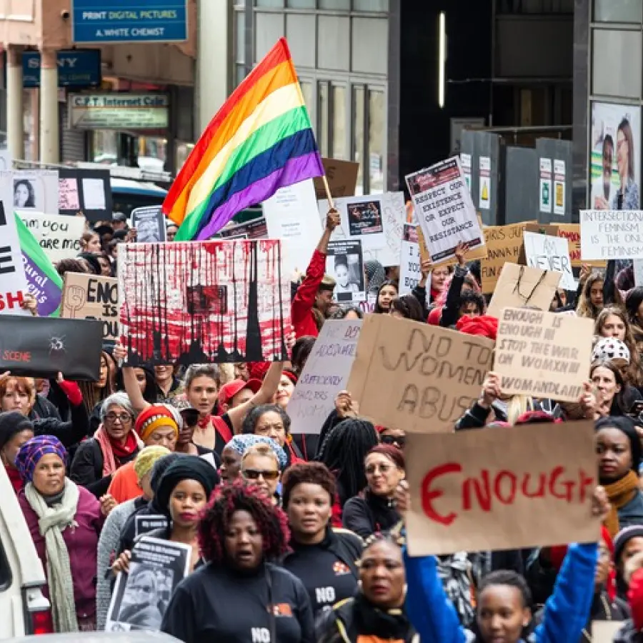 Gender-based violence awareness march